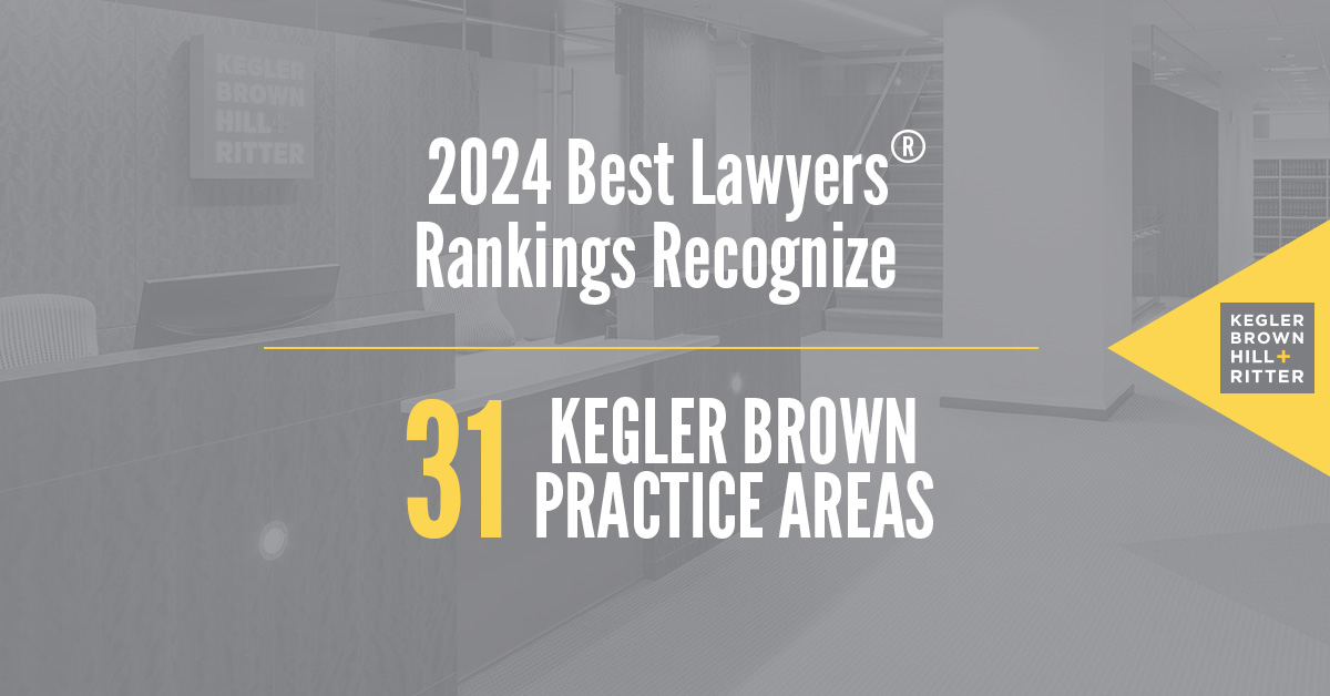 Kegler Brown Practice Areas Achieve Impressive Rankings In U S News   2024 Best Lawyers Graphic Practice Areas 